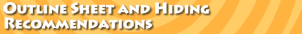 Outlines and Hiding Instructions